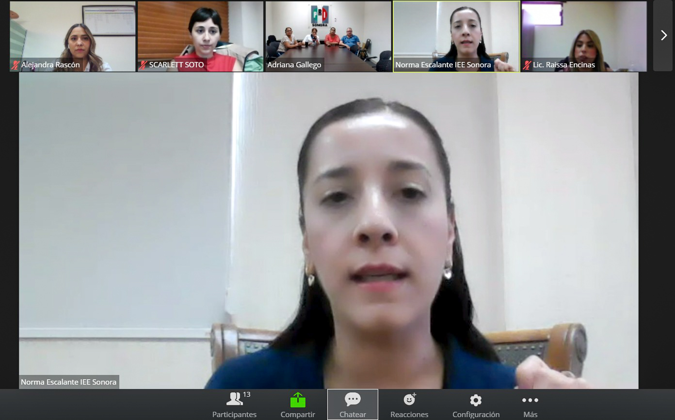 Se brindó capacitación virtual sobre Violencia Política contra las Mujeres en Razón de Género para PRI Sonora.